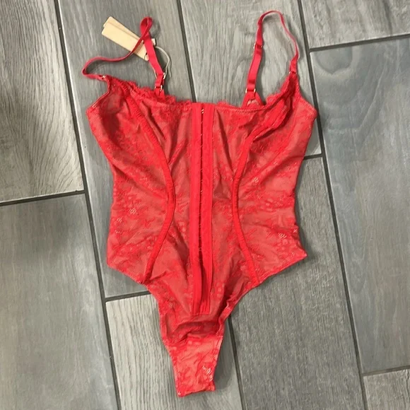 NWT SHAPELLX Lace Bodysuit Tummy Control Shapewear Backless Body Suits Thongs - Picture 7 of 9